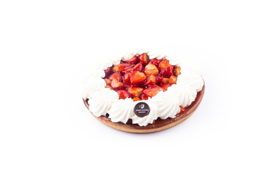 Aardbeienvlaai Slagroom Groot